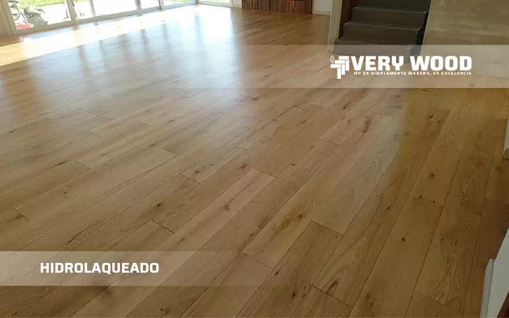 Hidrolaqueado brillante de piso de ingenieril de Roble - Verywood Pisos de Madera