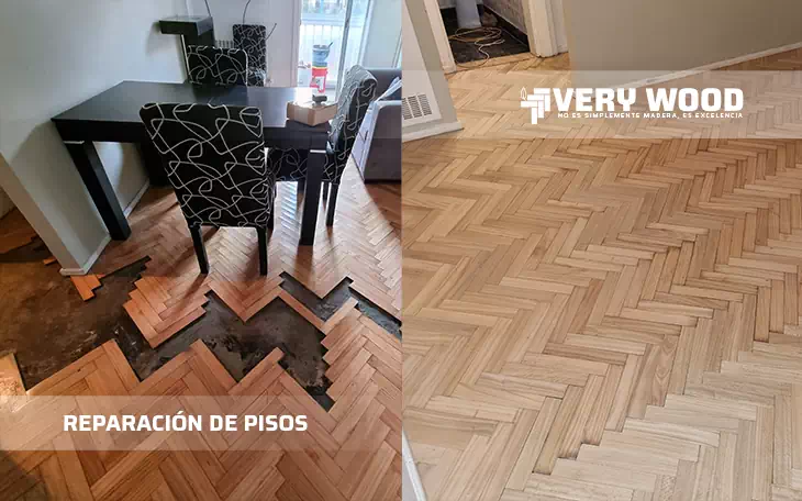 Reparación de piso de eucalipto - VeryWood Pisos de Madera